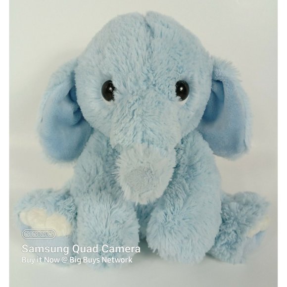 Aurora World Lil Benny Phant Shaggy Blue Elephant Plush 9" Toy Stuffed Animal - Picture 1 of 12